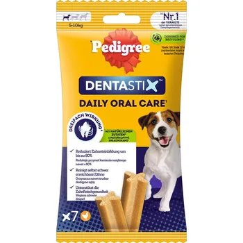 Pamlsek pro psa 7ks Pedigree Denta Stix Small, (110 g) - pro mladé a malé psy (5-10 kg)