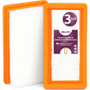 Filtr do vysavače 3x HEPA filtr pro vysavače Kärcher DS 6 5 5500 5600 5800 6000 6.414-631 EM