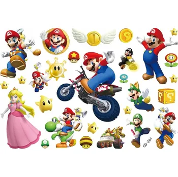 Odstranitelné tetování Tetování pro děti Mario (1 ks)
