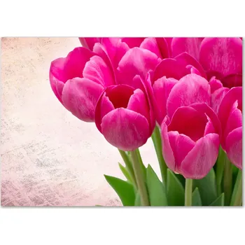 Obraz Skleněný panel 70 x 100 x 4 mm tvrzené sklo broušené fialový