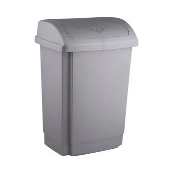Odpadkový koš Koš odpadkový SWING 15 l šedý