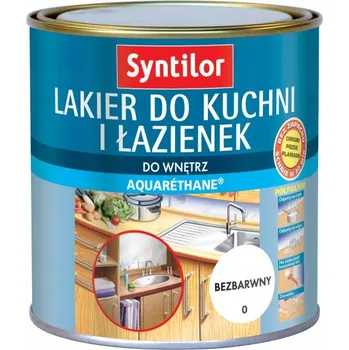 barva a nátěr na dřevo Bezbarvý lak do kuchyně a koupelny 1L SYNTILOR