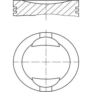 Píst motoru Píst MAHLE 009 36 02