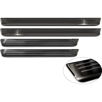 Lišta karosérie Ochranné kryty prahů, Škoda Kodiaq II, 2024- , Black (AV219018)