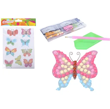 kreativní sada Kreativní set diamond nálepky Motýli