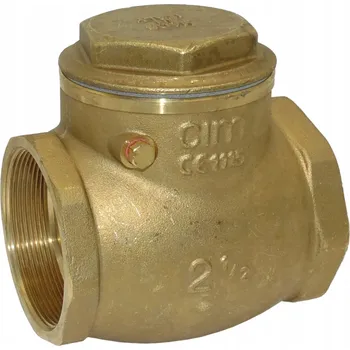 Ventil ZPĚTNÝ VENTIL KLAPKOVÝ 2 1/2" PN16 CIMBERIO CIM 80 MOSAZ