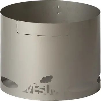 Turistický vařič Vesuv Outdoor Univerzální titanové závětří a stojánek na vařič Vesuv