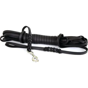 Vodítko pro psa Vodítko treningové vodítko Dingo kožené 5 m