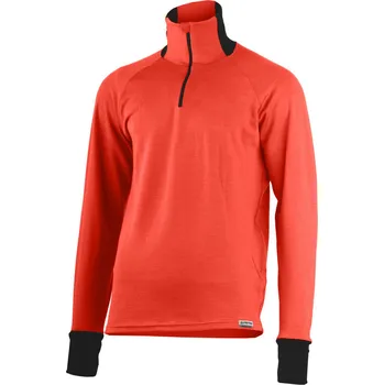 Pánská mikina LEO pánská merino mikina - Červená 3739 / XXL / Červená