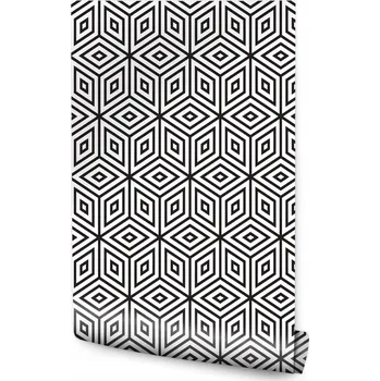 Tapeta Tapeta GEOMETRICKÁ - Krychle a Kosočtverce /578108173