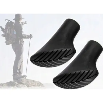 Trekingová hůl 2 NÁSTAVCE KONCOVKY PRO TREKINGOVÉ HOLE NORDIC PÁR LÍSTEK 2 KUSY