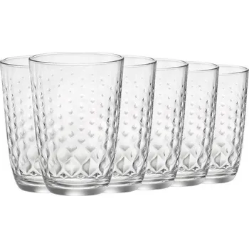 Sklenice Bormioli Rocco 6dílná sada sklenic Glit, 380 ml, čirá