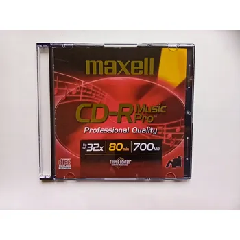 Maxell Music CD-R Audio PRO 2 - CD pro hudbu ve slim obalu 1 Ks