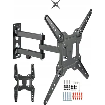 Televizní držák OTOČNÝ POHYBLIVÝ DRŽÁK NA TELEVIZI 32 PALCŮ METZ, PEVNÝ NÁSTĚNNÝ HÁK