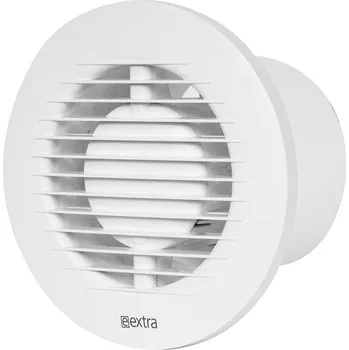 Domácí ventilátor Ventilátor elektrický 100 mm EXTRA BÍLÝ (EI-EA100)