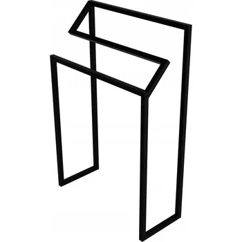 Držák na ručník Volně stojící hrazda Lavita černá