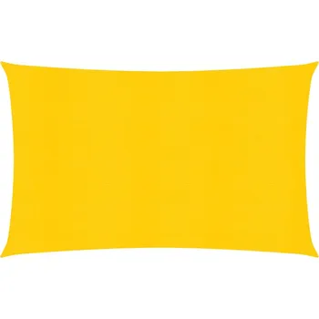 Stínicí technika vidaXL Stínící plachta 160 g/m2 žlutá 2 x 4 m HDPE