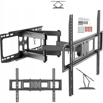 Televizní držák OTOČNÝ DRŽÁK PRO TELEVIZOR SAMSUNG UE65JS8500, VĚŠÁK, UPEVNĚNÍ, RAMENO