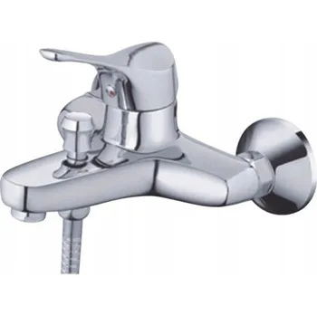 Vodovodní baterie Nástěnná vanová baterie páková ZXC 1100 stříbrná