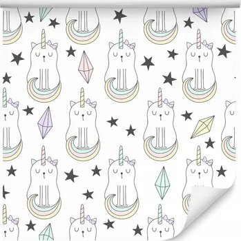 Fototapeta Tapeta do dětského pokoje Medvídci a Srdíčka