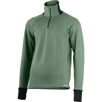 Pánská mikina LEO pánská merino mikina - Zelená 6669 / L / Zelená