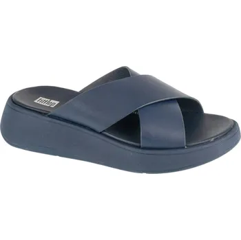 Dámské pantofle Tmavě modré pantofle na platformě FitFlop F-Mode Flatform FW5-399 Velikost: 38,5