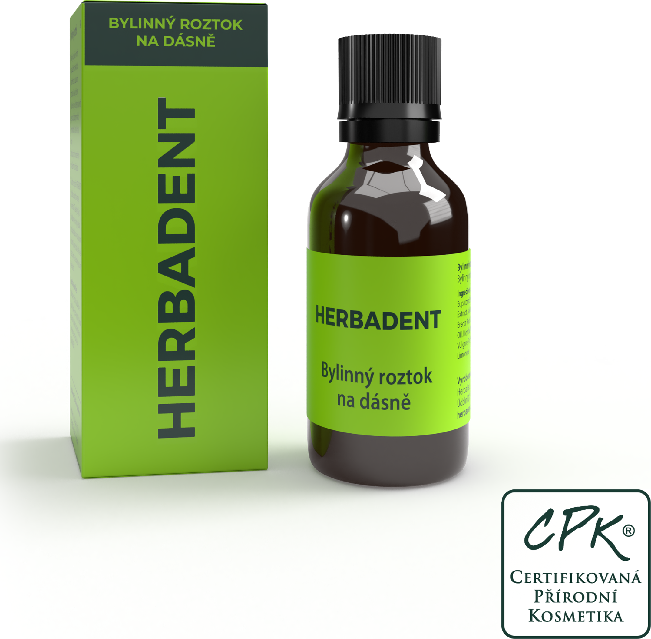 HERBADENT ORIGINAL Roztok z bylin 25 ml varianta: produkt s krabičkou