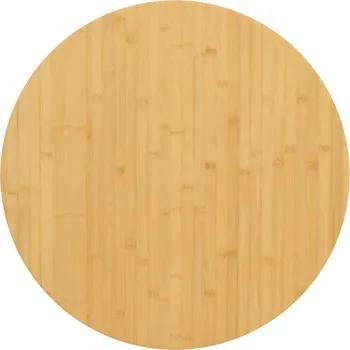 Stolní podložka Nábytek XL Stolní deska Ø 60 x 4 cm bambus 352688
