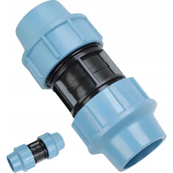 Vodovodní potrubí AGAflex Spojka PO šroubovací svěrná PE - PE 25mm spojka pro trubky 40152525