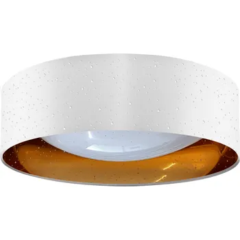 LED svítilna stropní TULUZA bílá a zlatá 24W 4000K