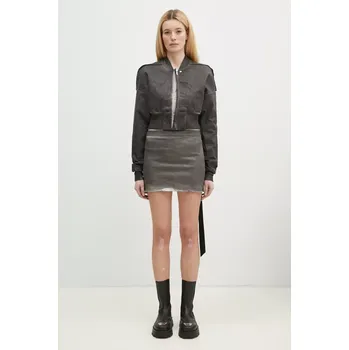 Pánský bomber Bomber bunda Rick Owens Flight Jacket Cropped, M, šedá, 90X