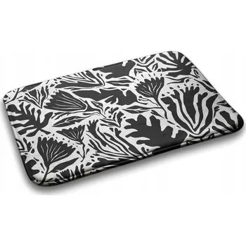 Koupelnová předložka Protiskluzová koupelnová předložka s motivem rostlin a abstrakce