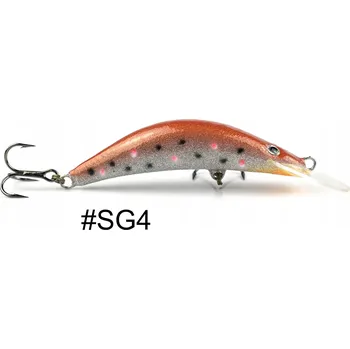 Umělá nástraha KLASICKÁ PSTRUHOVÁ NÁSTRAHA WOBLER SIEK BANÁN - 7cm - SG4