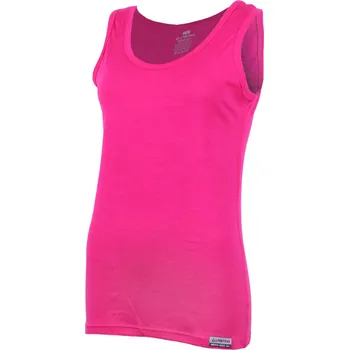 BARA dámské merino tílko - Růžová 4747 / L / Růžová