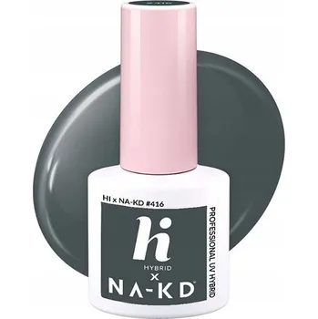 Lak na nehty Hybridní lak barevný hi hybrid Classic Grey 5 ml