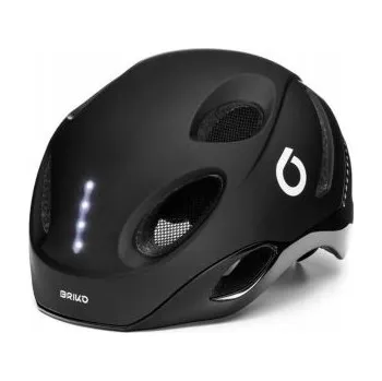 Cyklistická přilba BRIKO Cyklistická helma E-ONE LED přední/zadní L 58-63