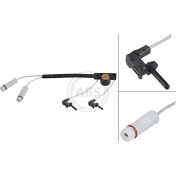 Brzdová destička Výstražný kontakt, opotřebení obložení A.B.S. 39628