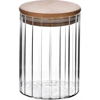 Sklenice Moderní kuchyňská Zavařovací Sklenice Mondex průhledný , 550 ml