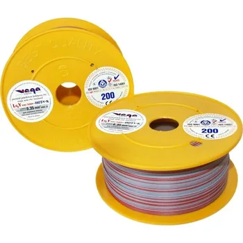 elektrický kabel Kabel Kulatý alarmový, elektrický, ohebný (lanko), automobilový LgY Vega-Tronik 1 x 0,35