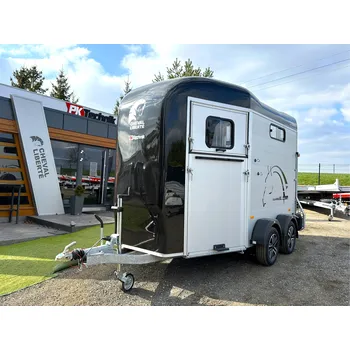 Přívěs pro přepravu koně a skotu Přívěs pro koně CHEVAL LIBERTE TOURING XL®, ČERNÝ