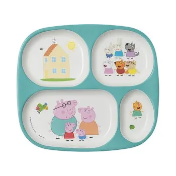 Talerz dzielony Świnka Peppa