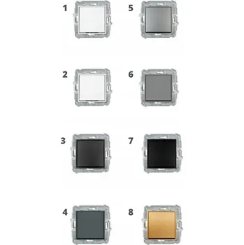 vypínač Dvojitý Rámeček Karlik šedý