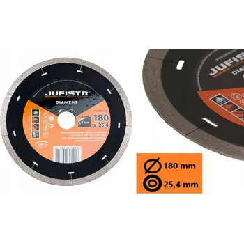 Řezný kotouč DIAMANTOVÝ KOTOUČ NA BETONU A ZDIVO, PLNÝ, 180x25.4mm