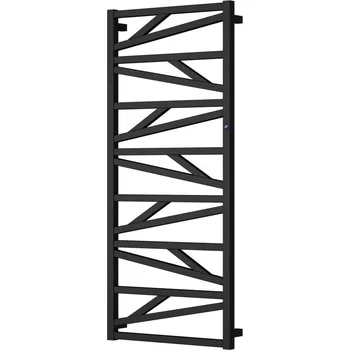 Radiátor Koupelnový radiátor TRICK černá barva - Černá, 300, 45, 90, 430 x 857 mm, Klasické (na rozteč) (RADTRK409031) HOPA