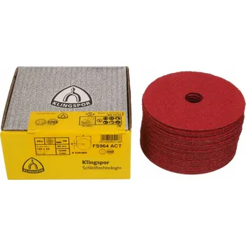 Brusný kotouč KLINGSPOR KERAMICKÝ FIBROVÝ KOTOUČ FS 964 125 P80