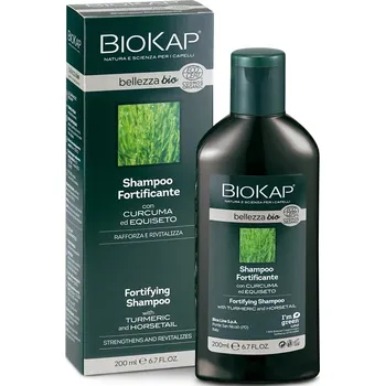 Šampon BioKap Bellezza Bio Fortificante posilující šampon pro jemné vlasy 200 ml