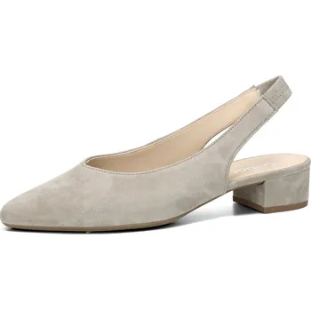 Dámské lodičky Gabor dámské elegantní lodičky s otevřenou patou - šedé