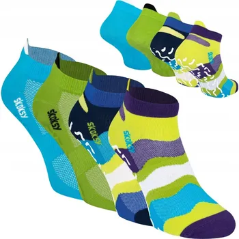 Dámské ponožky 4x Protiskluzové ABS Ponožky dámské fitness sportovní jóga 41-46 ZOOKSY