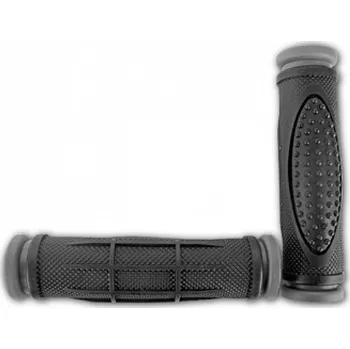grip Gripy na řidítka HY-400-3 125mm černo-šedé