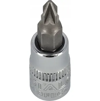 Bit Šroubovák bit na 1/4" nástrčku S2 PZ3 STALCO PERFECT S-85711